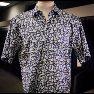 Haupt Cactus Short-Sleeve Button Shirt